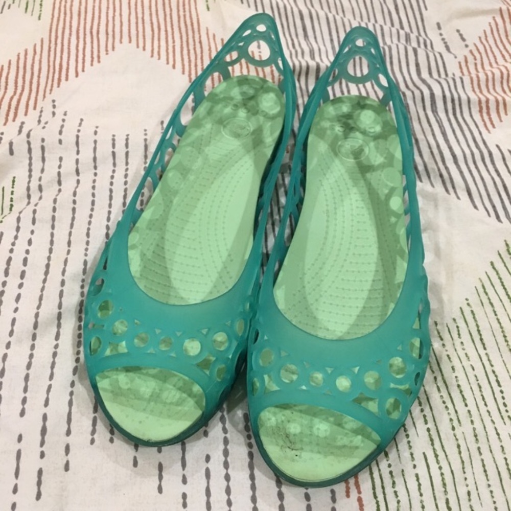 Croc shoe peap toe 8